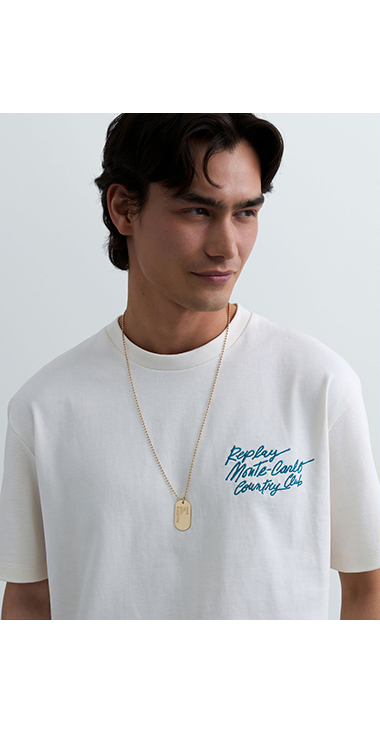 REPLAY &times; Monte Carlo Country Club オーバーサイズ Tシャツ 詳細画像